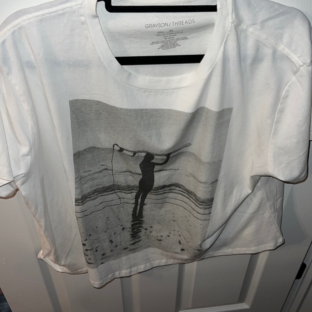White crop top